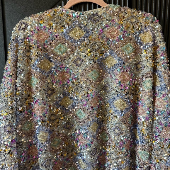 By Together Multicolor Sequin Cardigan - Picture 12 of 14